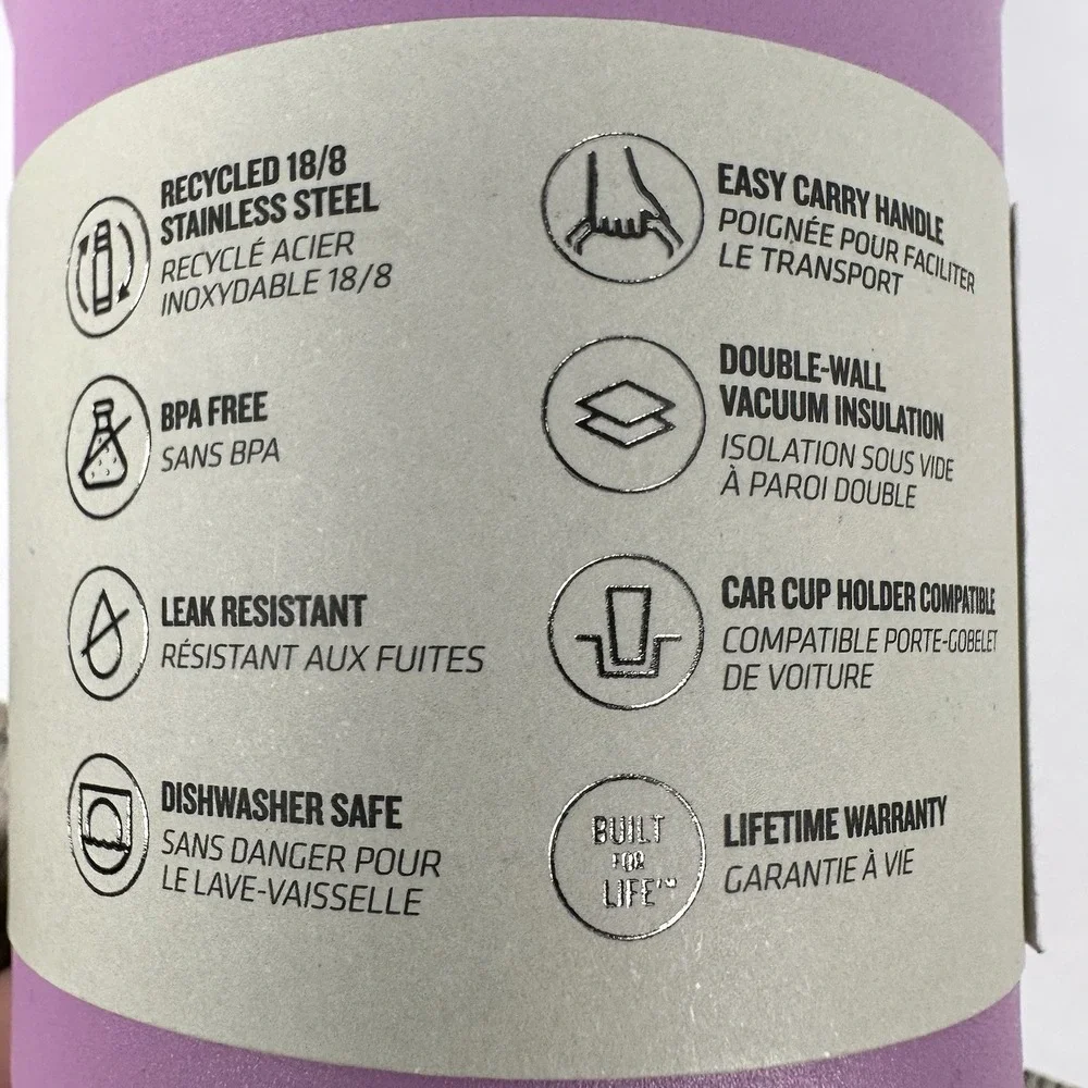Stanley Tumbler Purple Lavender IceFlow Flip Straw 30oz Insulated Leak Resistant